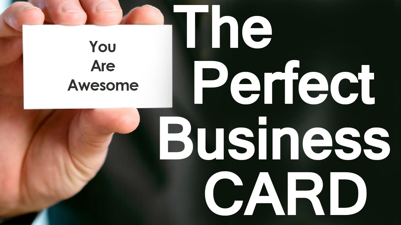 Business Cards: What should you have on it? Do you feel that matters?