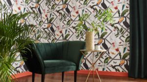 Graffiti wallpaper is the answer to boring dorm room walls