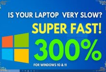 SLOW your laptop is running